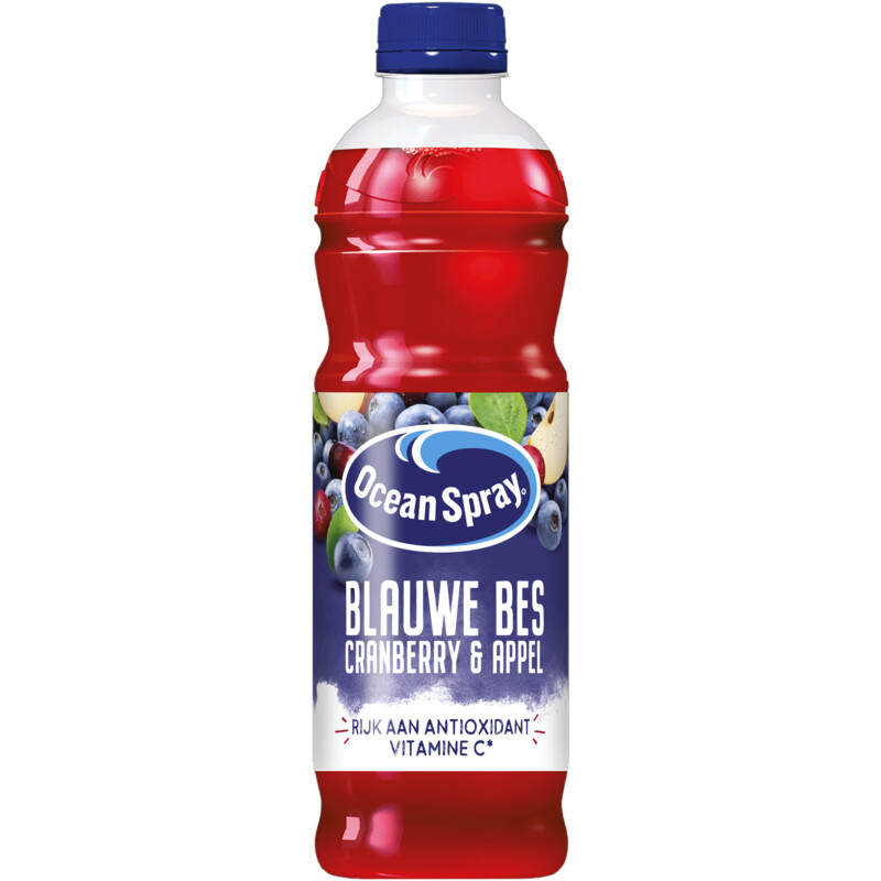 Een afbeelding van Ocean Spray Blauwe bes cranberry & appel