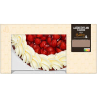Afbeelding van Aardbeienvlaai slagroom half