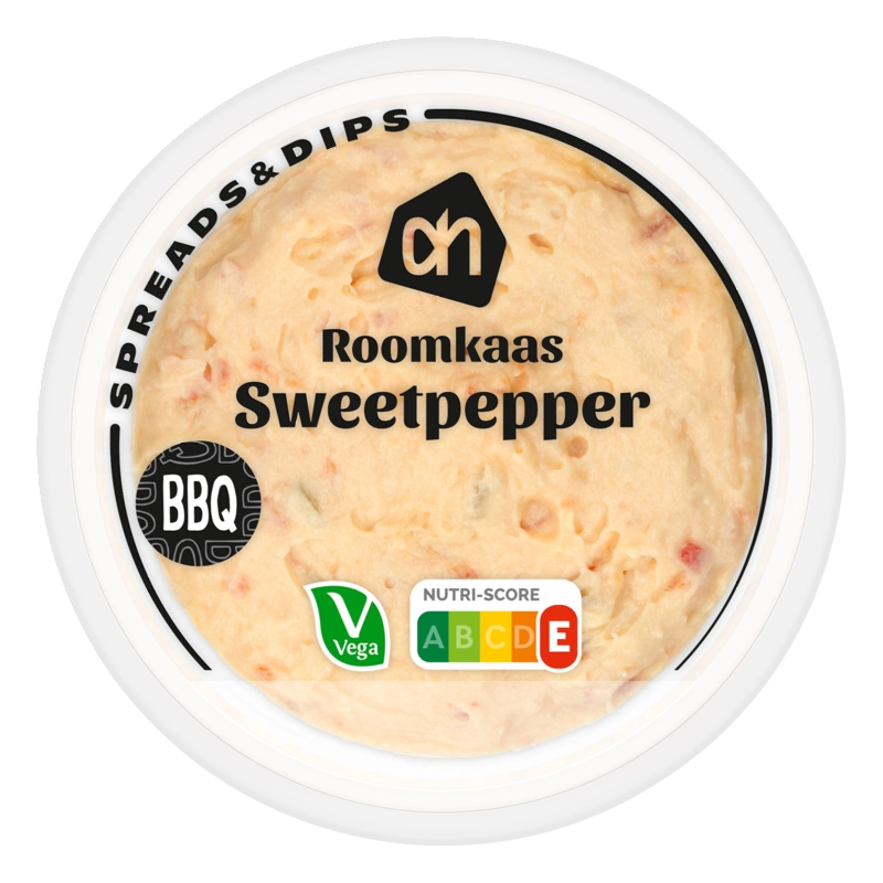 Roomkaas sweet pepper