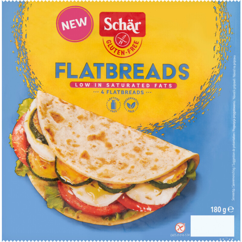 Een afbeelding van Schär Flatbreads glutenvrij