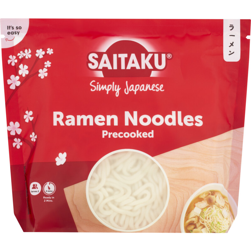 Een afbeelding van Saitaku Ramen noodles voorgekookt