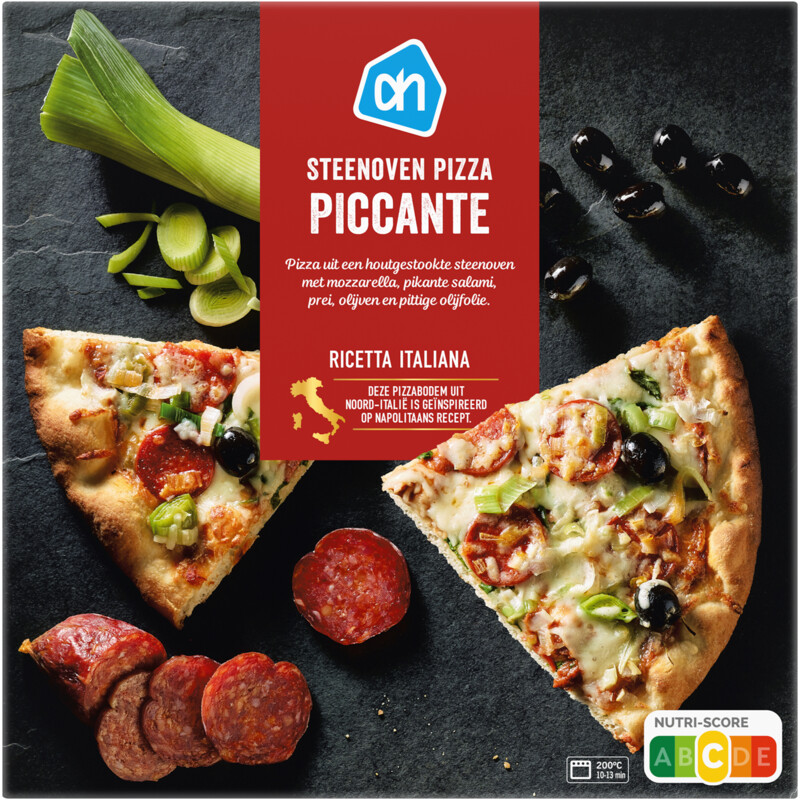 Een afbeelding van AH Steenoven pizza piccante