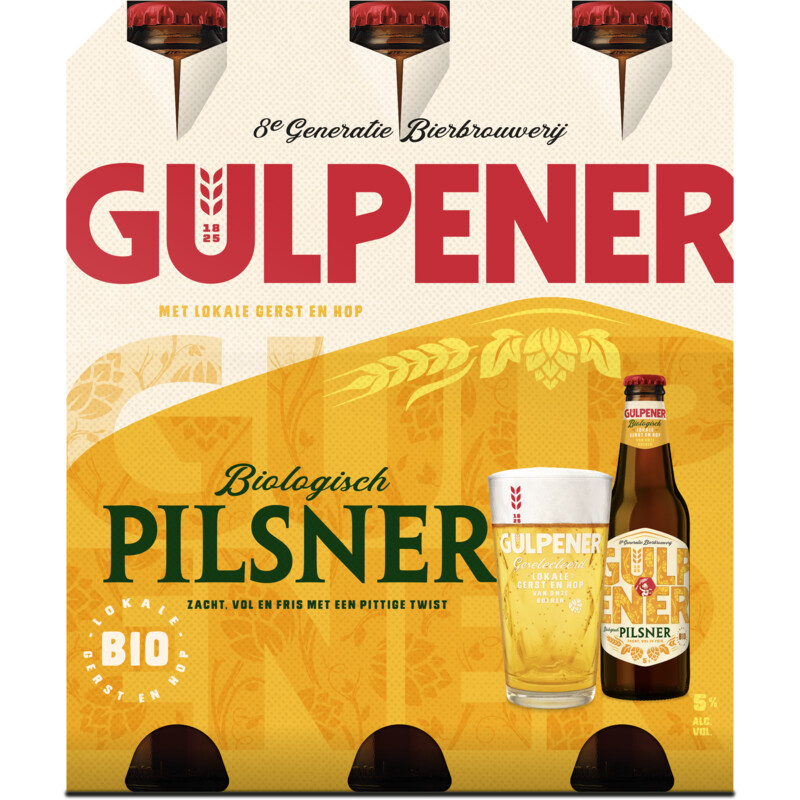 Een afbeelding van Gulpener Biologische pilsner 6-pack