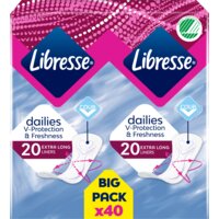 Een afbeelding van Libresse Dailies extra long inlegkruisjes
