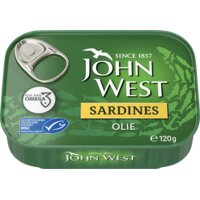 Een afbeelding van John West Sardines olie