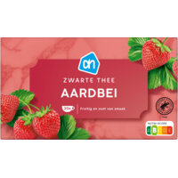 Een afbeelding van AH Zwarte thee aardbei