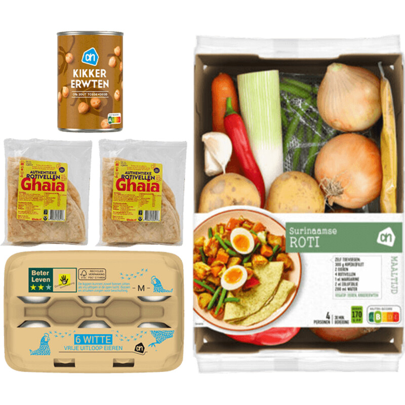 Een afbeelding van AH Vega Roti Verspakket