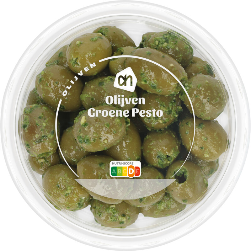Een afbeelding van AH Olijven groene pesto