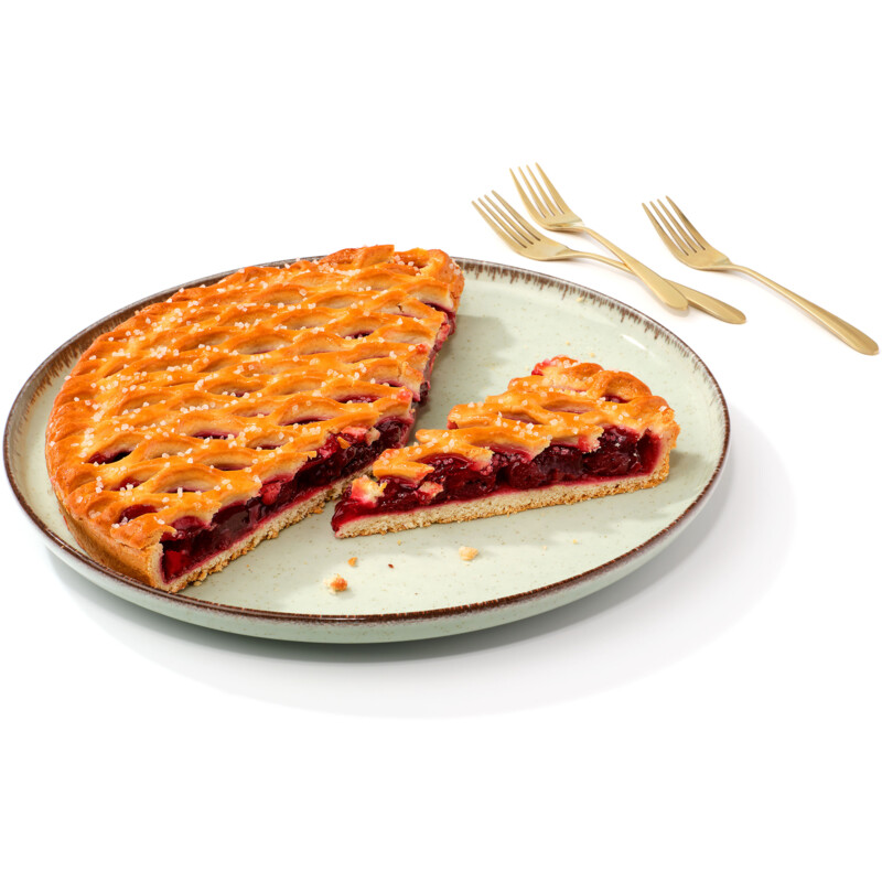 Een afbeelding van AH Kersenrastervlaai half