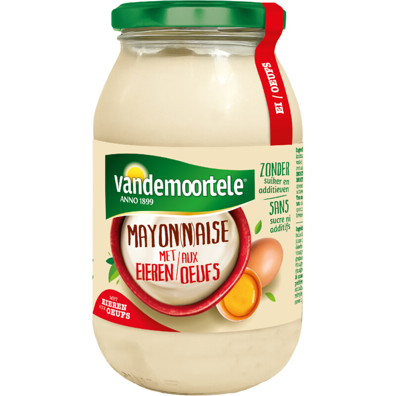 Een afbeelding van Vandemoortele Mayonnaise met eieren bel