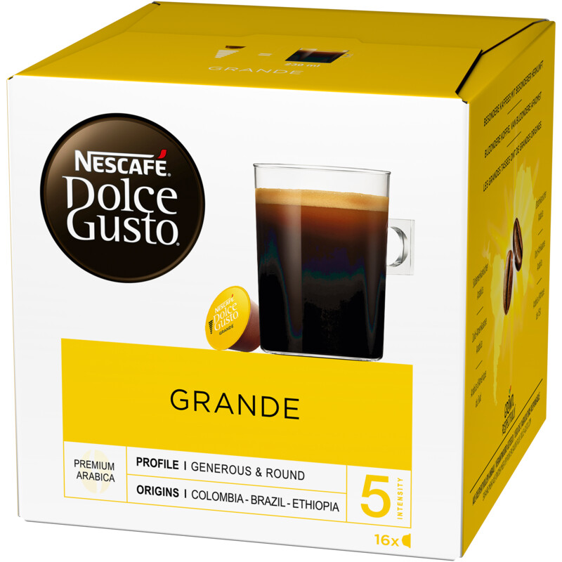 Een afbeelding van Nescafé Dolce Gusto Grande capsules