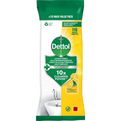 pdp-image-Dettol Antibacteriële schoonmaakdoekjes citroen