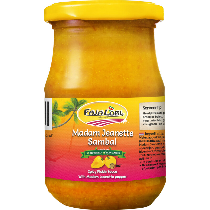 Een afbeelding van Faja Lobi Madam jeanette sambal