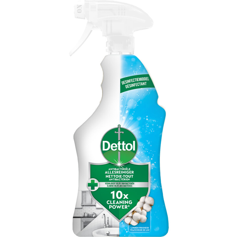 Een afbeelding van Dettol Allesreiniger spray linnen frisheid