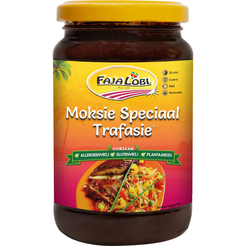 Een afbeelding van Faja Lobi Moksie speciaal trafasie