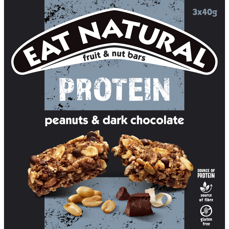 Een afbeelding van Eat Natural Protein packed repen pinda's & chocolade