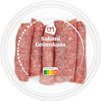 Een afbeelding van AH Salami met geitenkaas