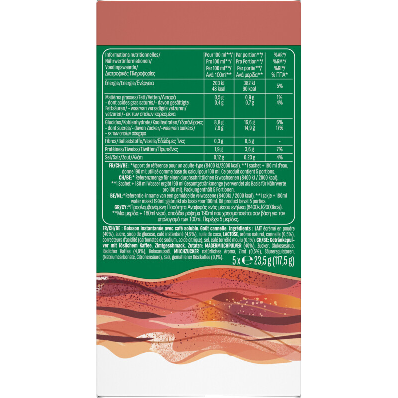 Een afbeelding van Starbucks Cinnamon dolce latte instant sticks