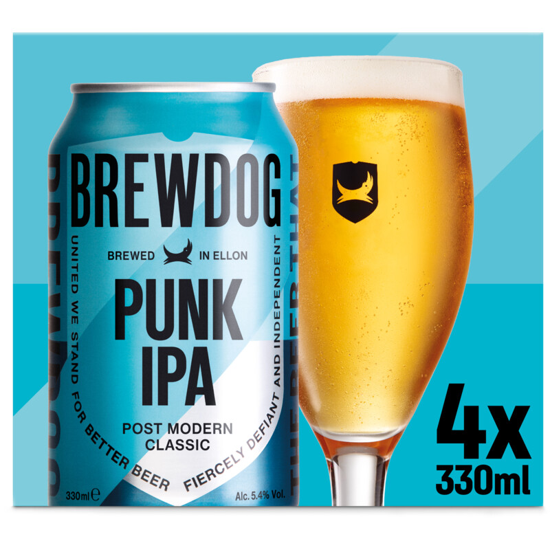 Een afbeelding van BrewDog Punk IPA 4-pack