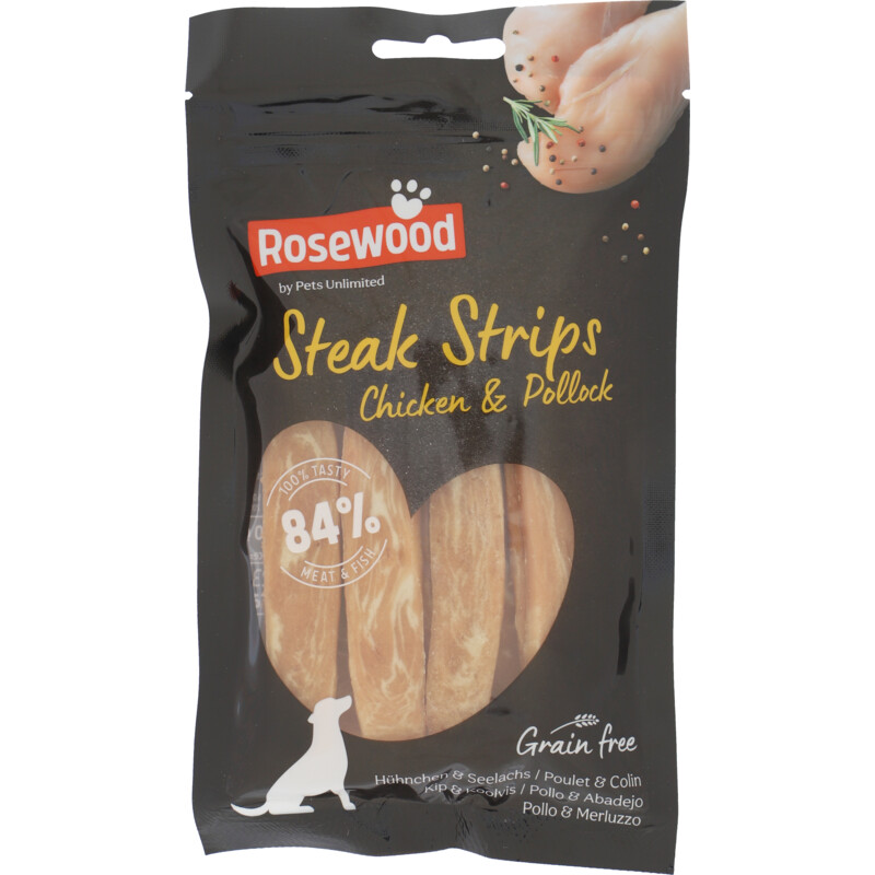 Een afbeelding van Rosewood Steak strips chicken & pollock