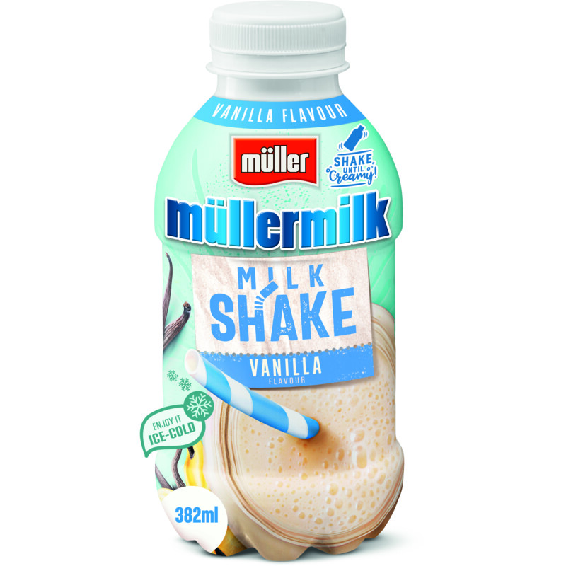 Een afbeelding van Müller Müllermilk milkshake vanille