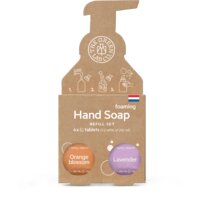 Een afbeelding van The Green Lab Co. Navulset handzeep oranjebloesem lavendel