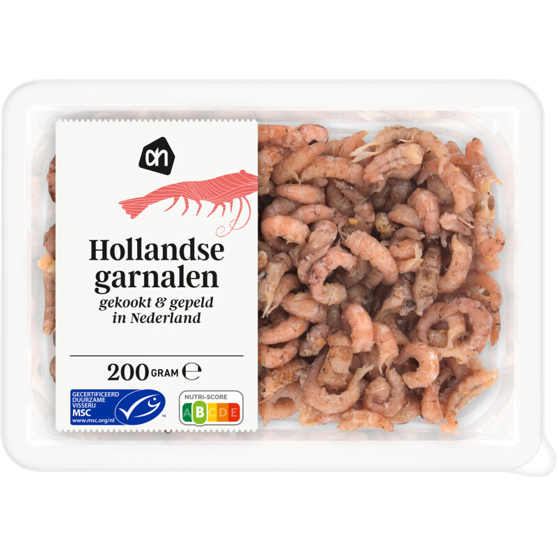 Een afbeelding van AH Hollandse garnalen