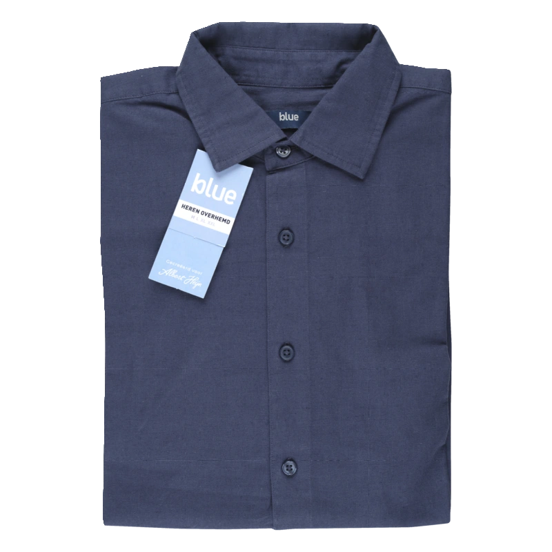 Overhemd navy maat XL
