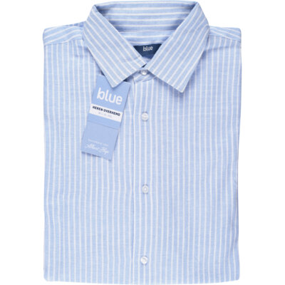 pdp-image-Blue Overhemd gestreept maat XXL