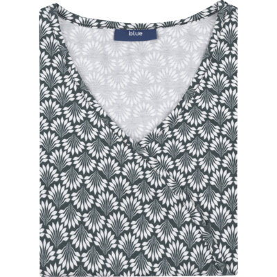 pdp-image-Blue Jurkje print allover petrol maat S