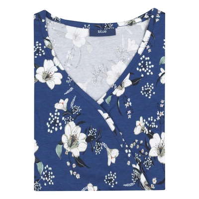 pdp-image-Blue Jurkje allover bloemen blauw maat M