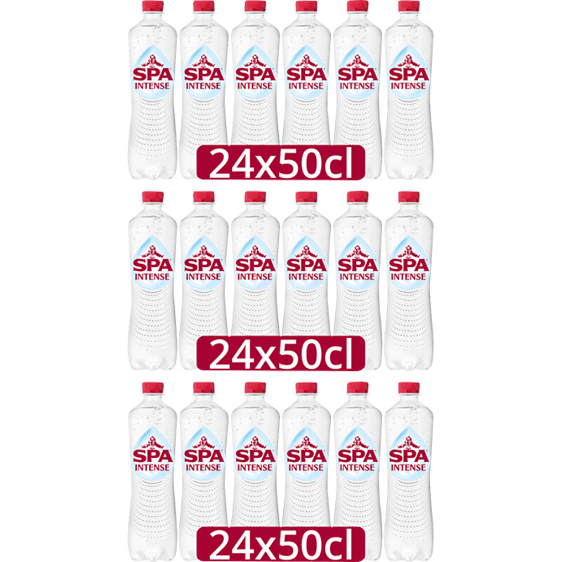 Een afbeelding van Spa Intense mineraalwater tray 3x 24x50cl