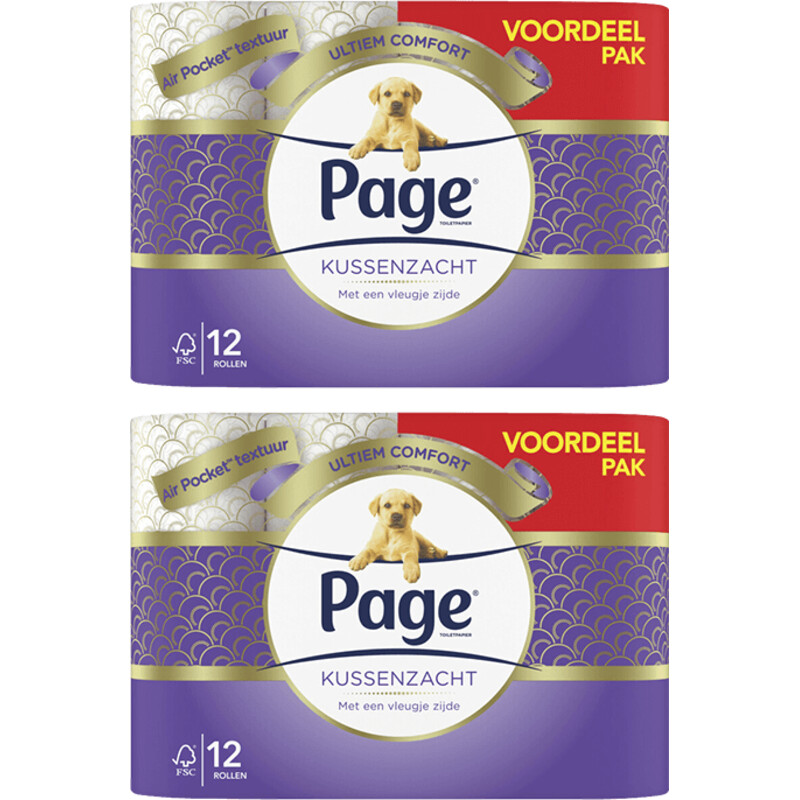 Een afbeelding van Page Kussenzacht 12 rol 2-pack