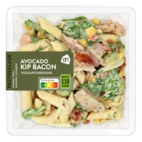 AH Pastasalade avocado kip bacon