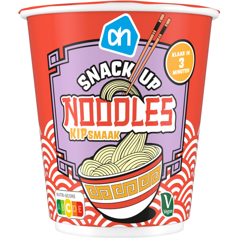 Een afbeelding van AH Snack up noodles kip