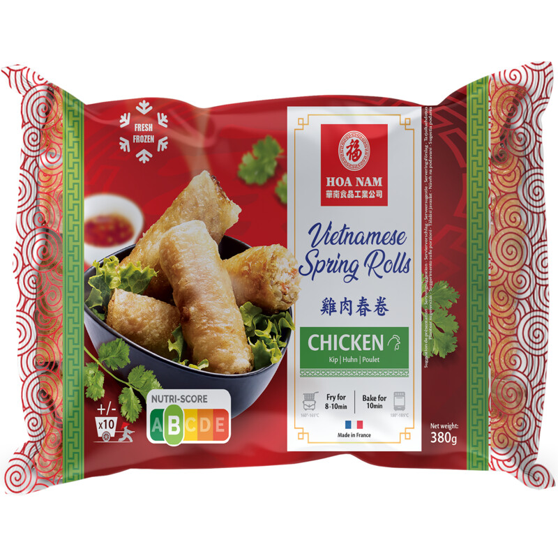 Een afbeelding van Hoa Nam Vietnamese spring rolls chicken