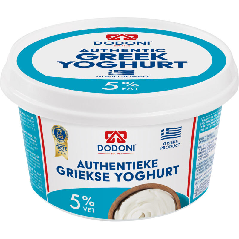 Dodoni Griekse yoghurt 5 vet bestellen Albert Heijn