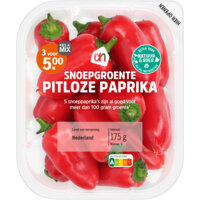 Een afbeelding van AH Snoepgroente pitloze paprika rood