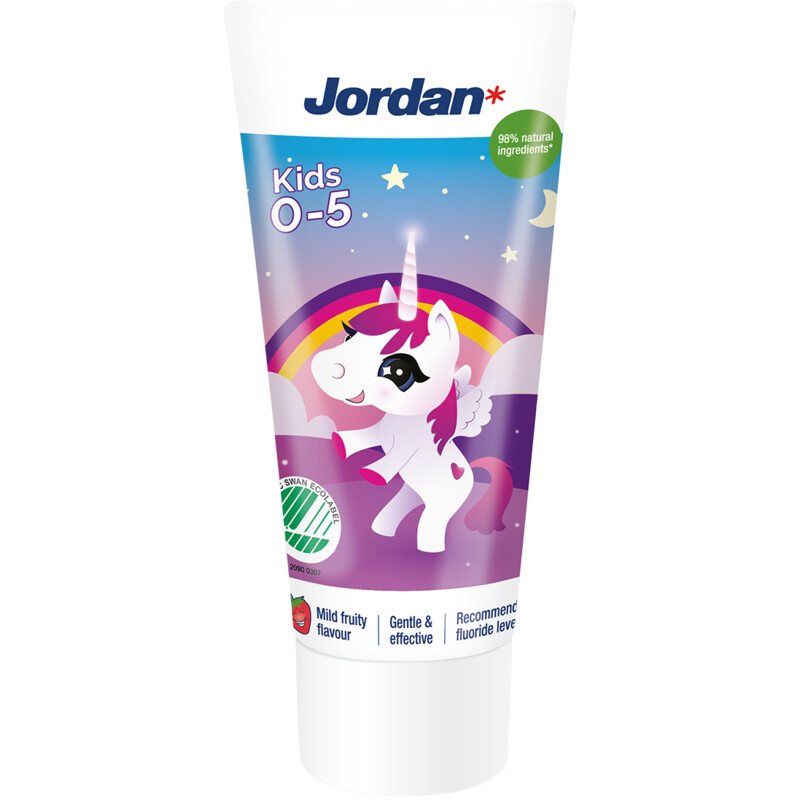 Een afbeelding van Jordan Tandpasta Kids 0-5 jaar