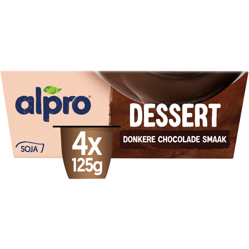 Een afbeelding van Alpro Dessert donkere chocolade smaak