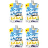 Een afbeelding van Melkunie Breaker Zero Banaan yoghurt 4-pack