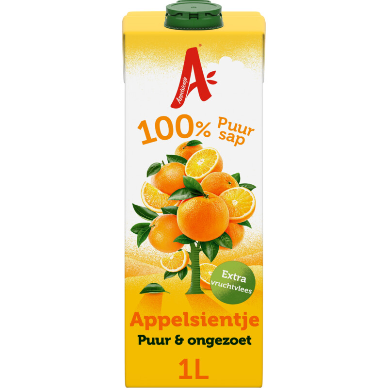 Een afbeelding van Appelsientje Sinaasappel met extra vruchtvlees