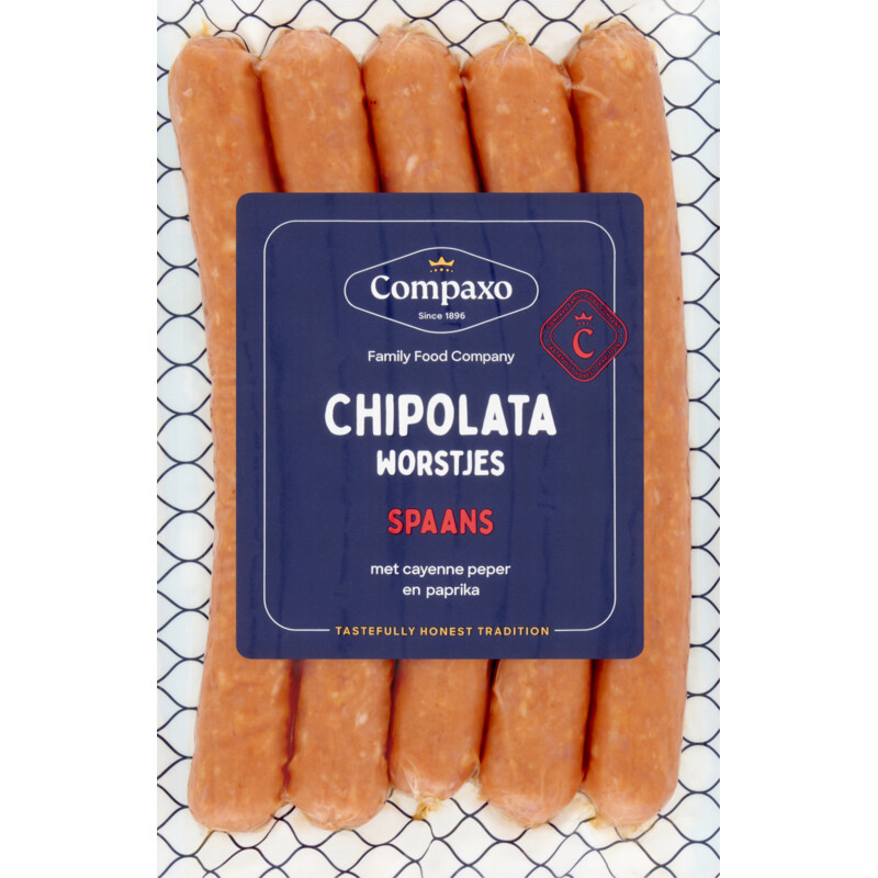 Een afbeelding van Compaxo Chipolataworstjes Spaans
