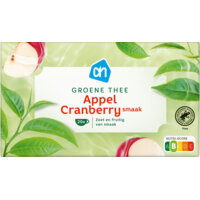 Een afbeelding van AH Groene thee cranberry & appel