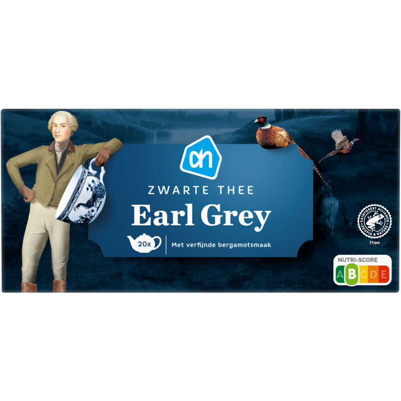 Een afbeelding van AH Zwarte thee earl grey thee meerkops