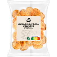 Een afbeelding van AH Maïs & bruine boon crackers sweet chili