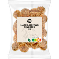 Een afbeelding van AH Haver & lijnzaad crackers BBQ