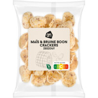 Afbeelding van Maïs & bruine boon crackers zeezout