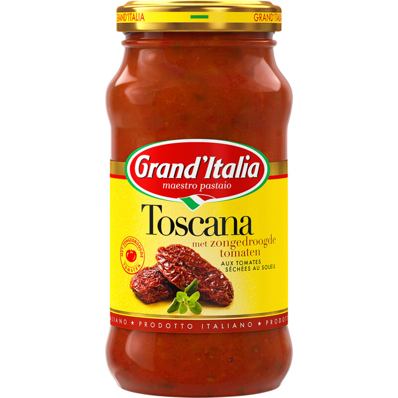 Een afbeelding van Grand' Italia Toscana met zongedroogde tomaten