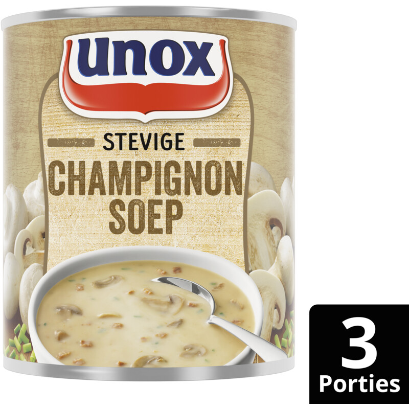 Een afbeelding van Unox Stevige champignonsoep